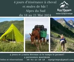 Itinérance du 18 au 21 mai Alpes du sud